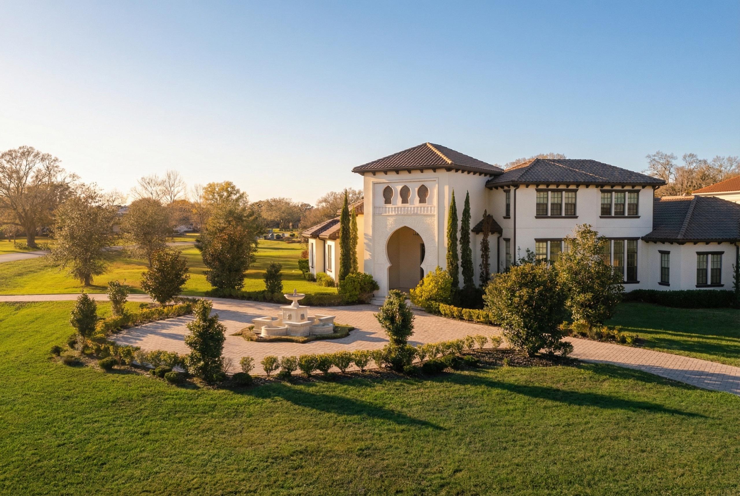 Luxury home exterior